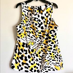 💫 Worthington Cheetah Print Top